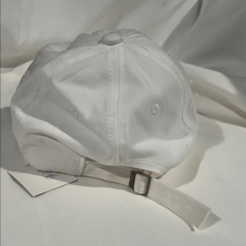 White Rhinestone Embellished Cap - Picture 3 of 6